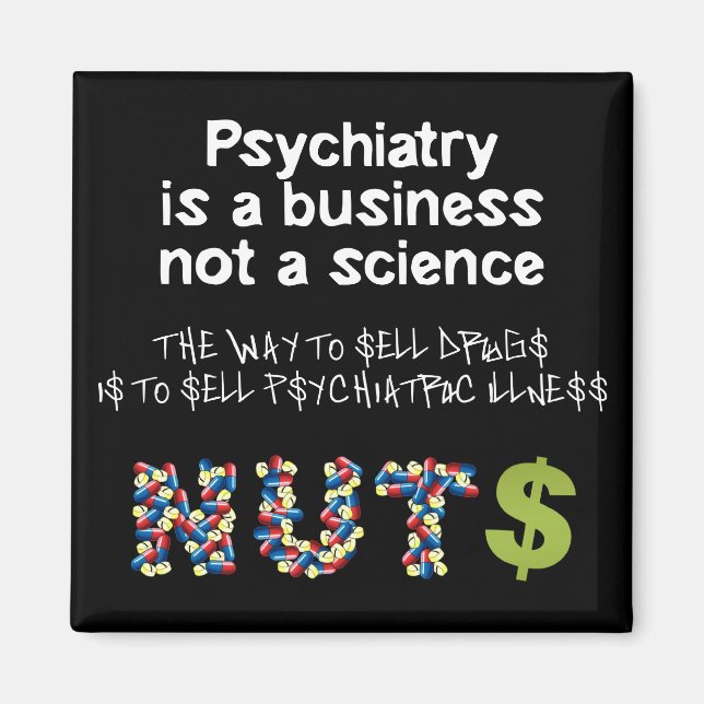 Aimant La psychiatrie est une affaire, pas une science (Devant)