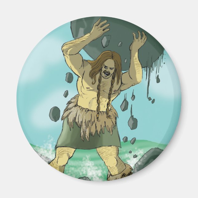 Aimant La rage de l'aimant frigo McCool (Devant)