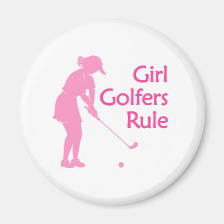 Aimant La règle des filles golfeuses