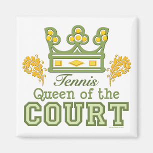 Aimant La Reine de l'aimant de tennis de cour