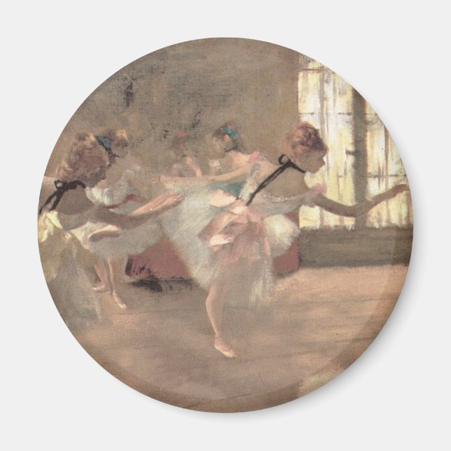 Aimant La Répétition par Edgar Degas, Art de ballet vinta (Devant)
