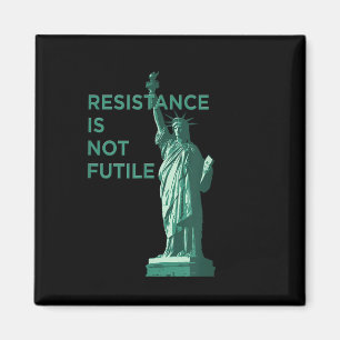Aimant La Résistance N'Est Pas Futile Graphique