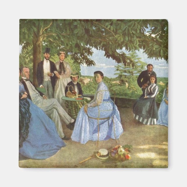 Aimant La Réunion Familiale, Frederick Bazille (Devant)