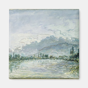Aimant La rivière Isere à Grenoble, 1877