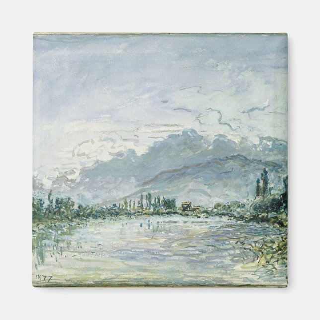 Aimant La rivière Isère à Grenoble, 1877 (Devant)