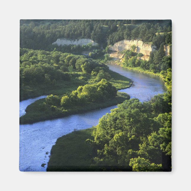 Aimant La rivière Niobrara près de Valentine Nebraska (Devant)