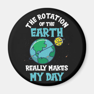 Aimant La rotation de la Terre fait ma science quotidienn
