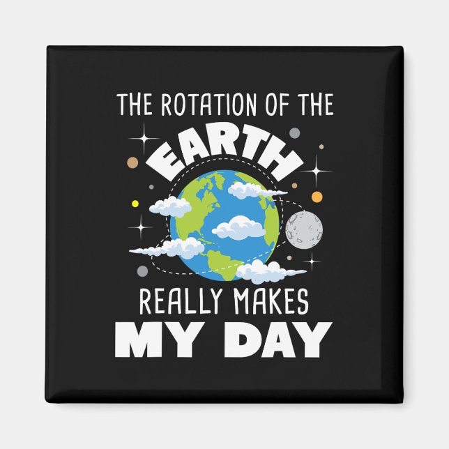 Aimant La Rotation De La Terre Fait Vraiment Mon Jour (Devant)