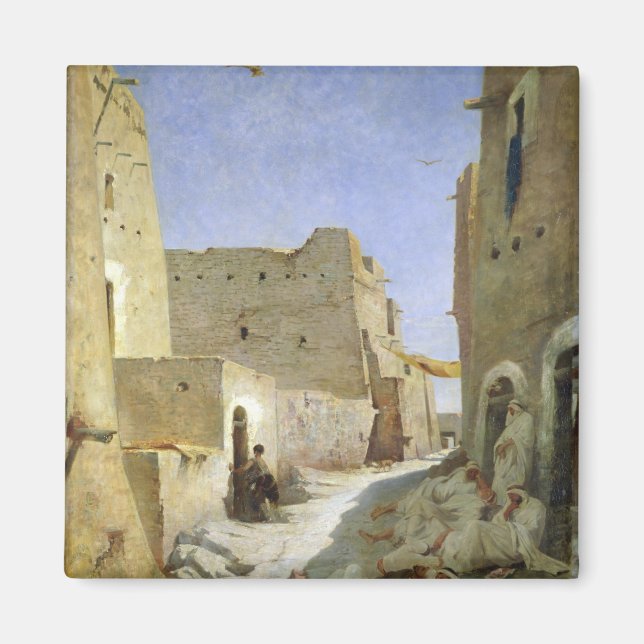 Aimant La route Bab-El-Gharbi, Laghouat, 1859 (Devant)