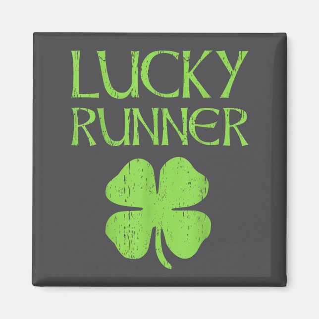 Aimant La Saint-Patrick de course irlandaise pour les cou (Devant)
