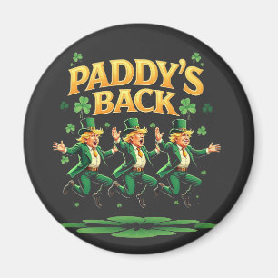 Aimant La Saint-Patrick drôle de retour de Trump Léopard