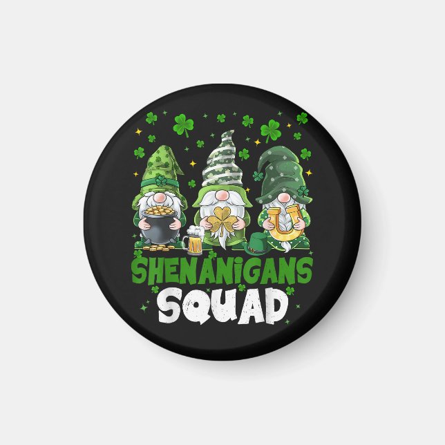 Aimant La Saint-Patrick Gnomes Shenanigans Squad Saint  (Devant)