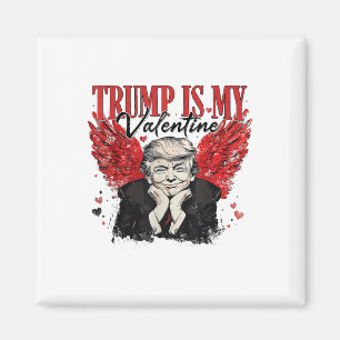 Aimant La Saint-Valentin Trump est mon Trump drôle de Sai