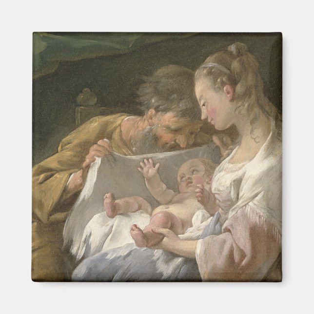 Aimant La Sainte Famille, 18ème siècle (Devant)