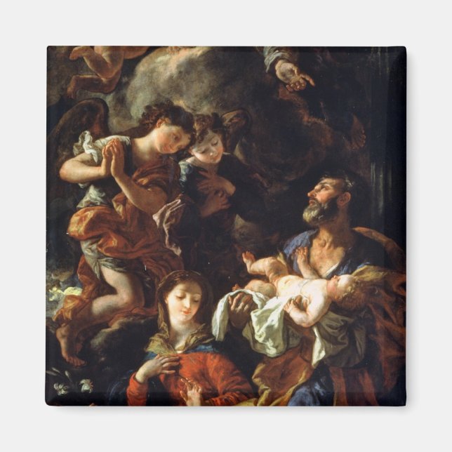 Aimant La Sainte Famille (huile sur toile) (Devant)
