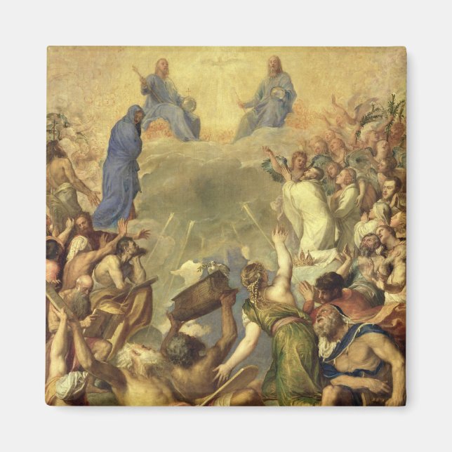 Aimant La Sainte Trinité, 1553/54 (huile sur toile) (Devant)