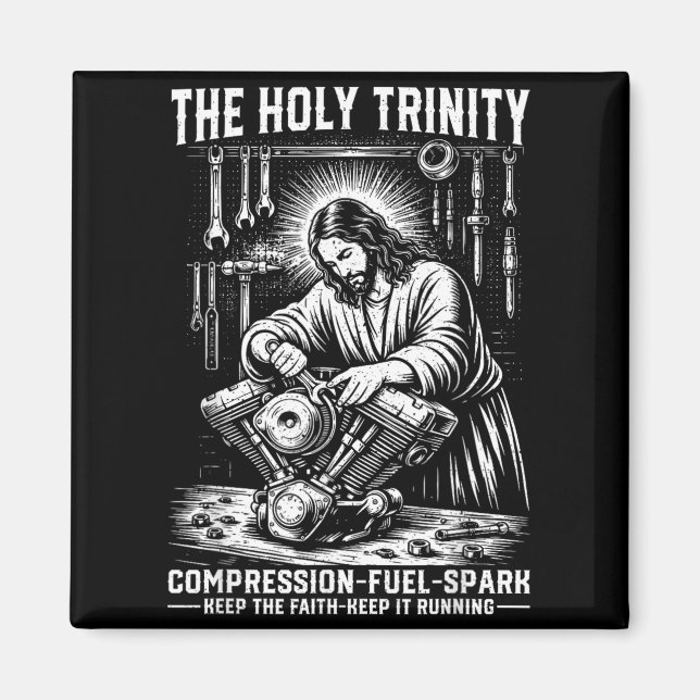 Aimant La Sainte Trinité Compression Carburant Étincelle  (Devant)