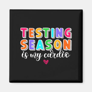Aimant La saison de tests est Cardio Drôle Prof Principal
