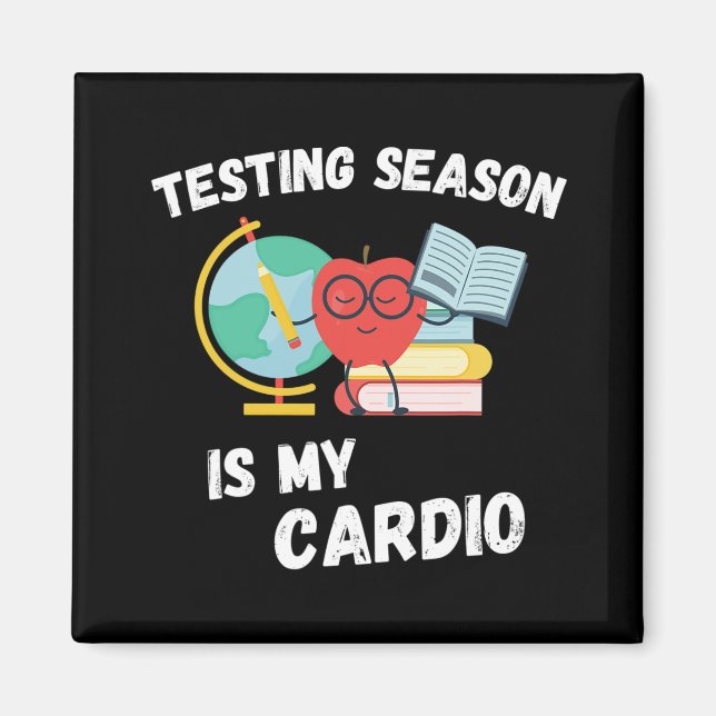 Aimant La saison est mes étudiants Cardio Test Teachers D (Devant)