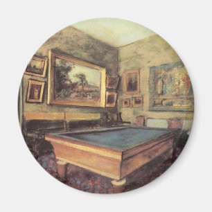 Aimant La salle de billard chez Menil Hubert par Edgar De