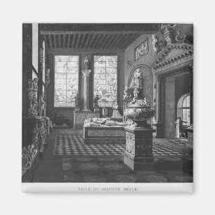 Aimant La salle du 16ème siècle, monuments de DES de