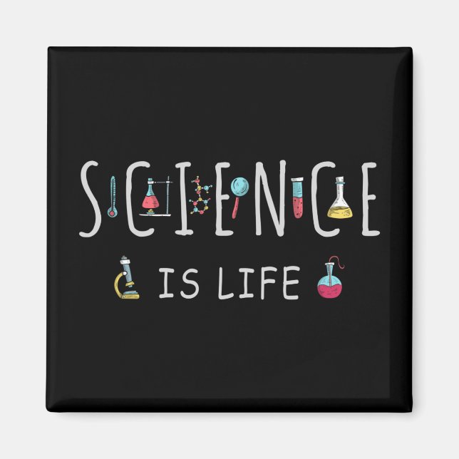 Aimant La science est la vie (Devant)