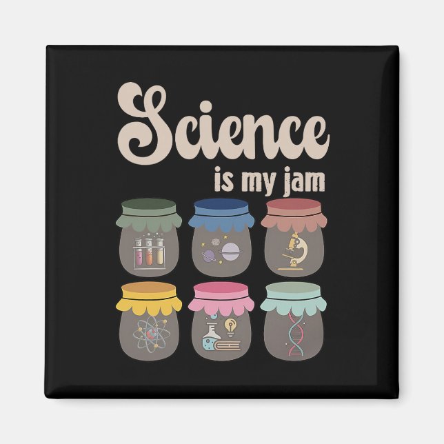 Aimant La science est ma jam professeure Stem Étudiante É (Devant)