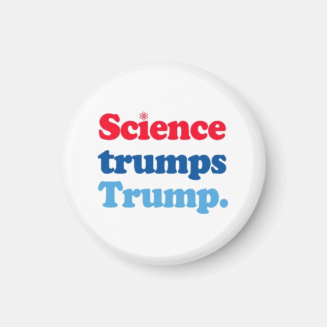 Aimant La science l'emporte sur Trump (Devant)
