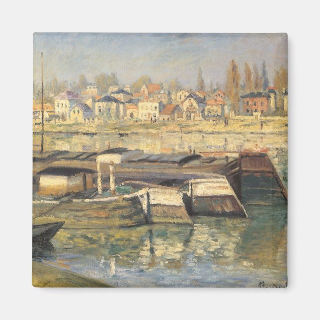 Aimant La Seine à Asnières par Claude Monet (Devant)