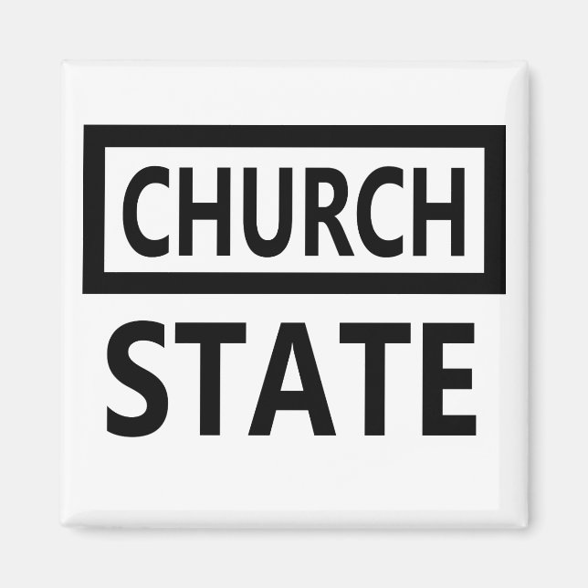 Aimant La séparation de l'Église et de l'État - 1er amend (Devant)