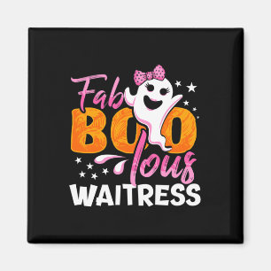 Aimant La serveuse Halloween femmes Fab Boo Lous