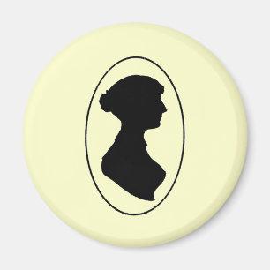 Aimant La silhouette de Jane Austen