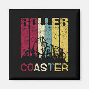 Aimant La Silhouette de Roller Coaster
