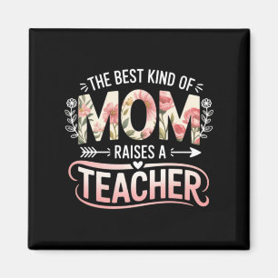 Aimant La sorte de maman élève un professeur floral