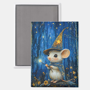 Aimant La Souris Magique Enchantée Art Fantastique