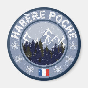 Aimant La station de ski Habère Poche