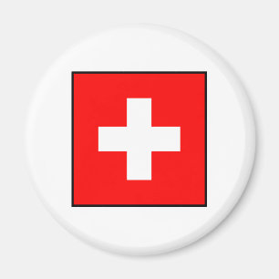 Aimant La Suisse - drapeau suisse