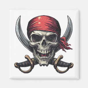 Aimant La taverne Sea Pirate - Crâne en os