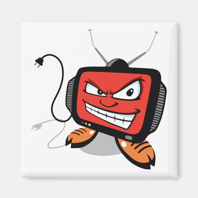 Aimant La télévision est un mal ! ! (Devant)