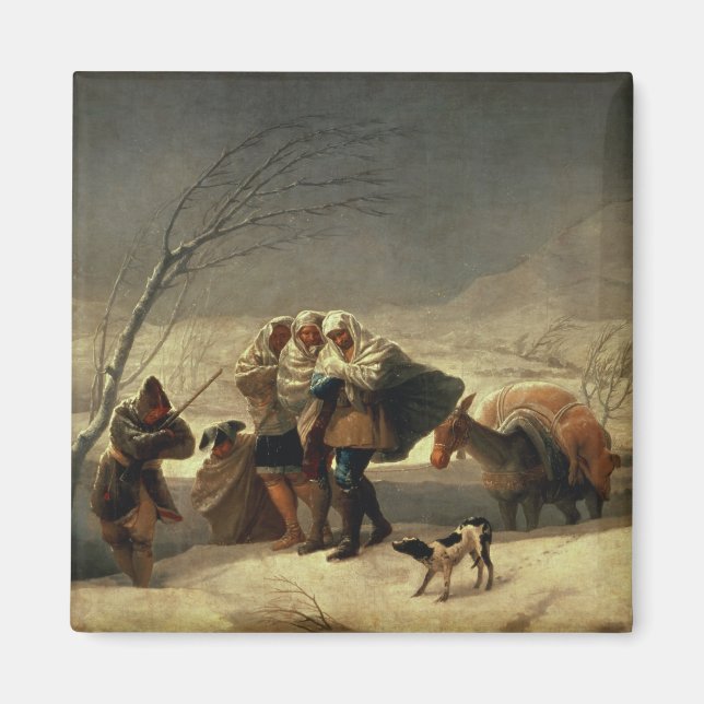 Aimant La tempête de neige, 1786-1787 (Devant)