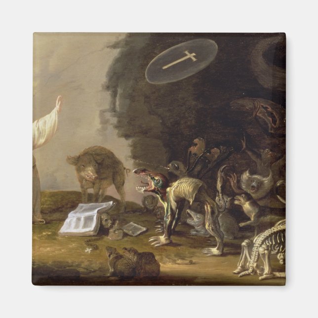 Aimant La tentation de St. Anthony (panneau) (Devant)