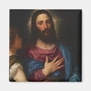Aimant La tentation du Christ, Titien