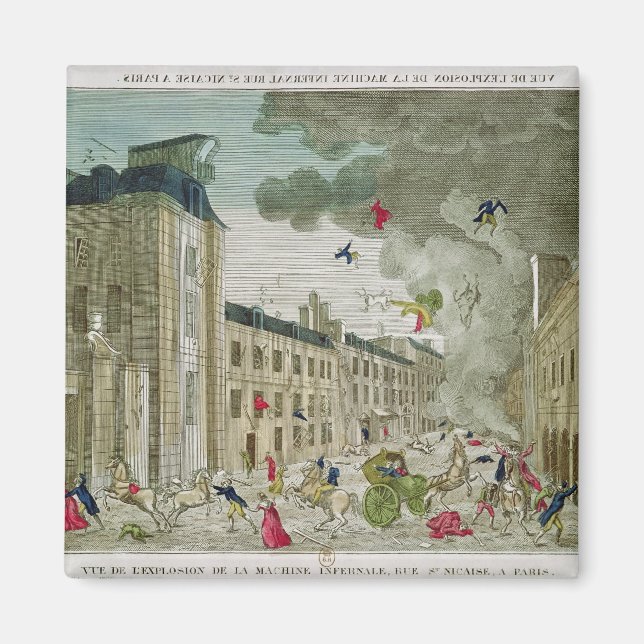 Aimant La tentative d'assassinat de Napoléon Bonaparte (Devant)