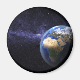 Aimant La Terre dans l'espace