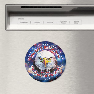 Aimant La Terre Des Hommes Libres Feu D'artifice Aigle Br