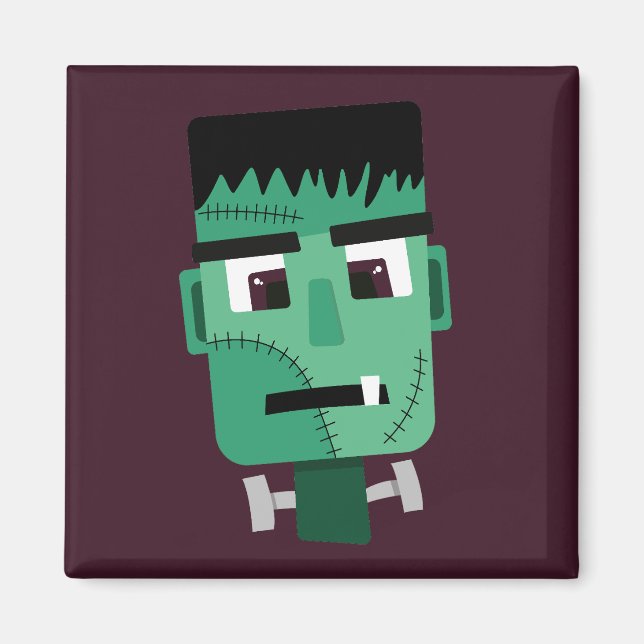 Aimant La tête du monstre Frankenstein (Devant)