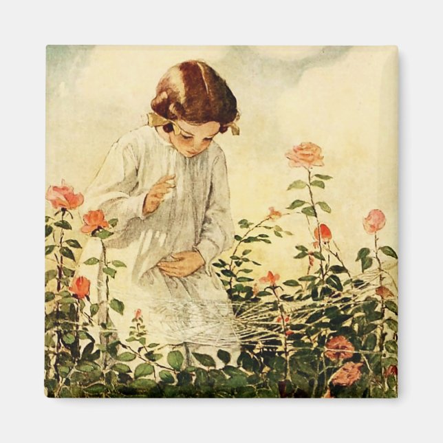 Aimant La toile d'araignée par Jessie Willcox Smith (Devant)