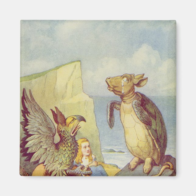 Aimant La Tortue Fausse et le Griffin (Devant)