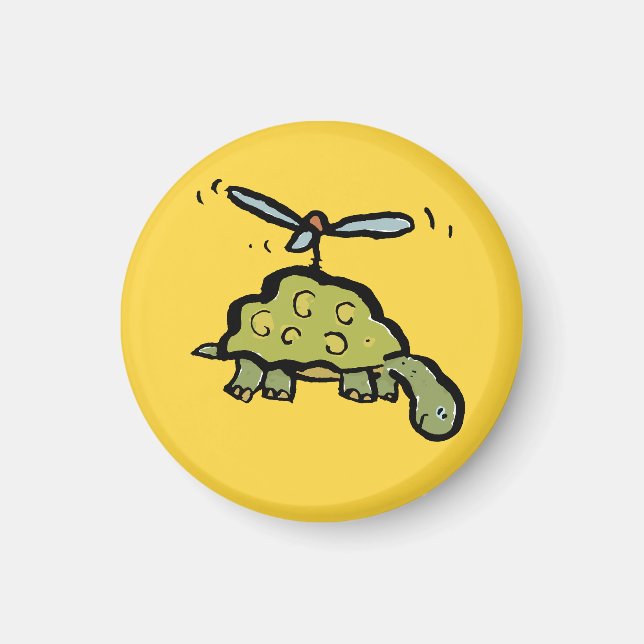 Aimant la tortue hélicoptère (Devant)