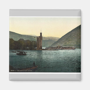 Aimant La tour de souris, Bingen, le Rhin, magnif de
